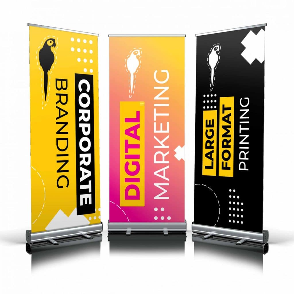 Bulk pull up banners by printerman